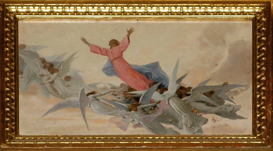 Ancona con Madonna e Santi - Ascensione di Gesù Cristo